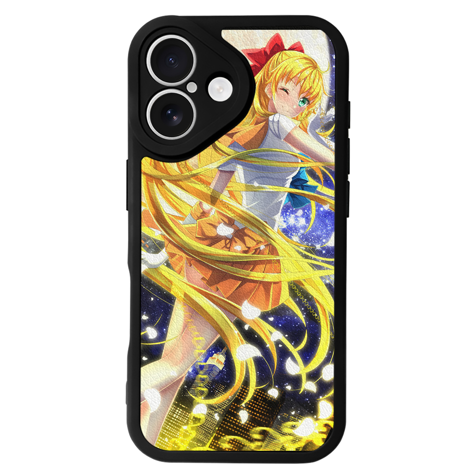 （画像用） 美少女戦士セーラームーン Sailor Moon 【iPhone 16シリーズ対応】シリコンスマホケース（レザー調） 材質：シリコン